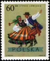 (1969-055) Марка Польша "Лович, Лодзь" , III Θ