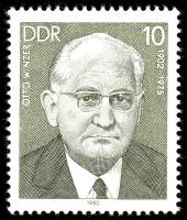 (1982-028) Марка Германия (ГДР) "Отто Винцер"    Известные личности II Θ
