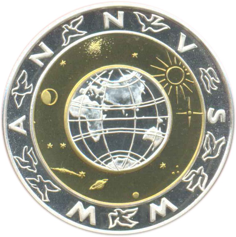 () Монета Андорра 1999 год 5  &quot;&quot;    AU