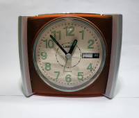 Часы будильник c календарем настольные Laros кварцевые рабочие (сост. на фото)