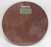 Весы напольные Marta MT-1662, электронные, стекло (сост. на фото)