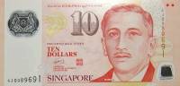 (,) Банкнота Сингапур 2014 год 10 долларов "Юсоф бин Исхак" Пластик  UNC