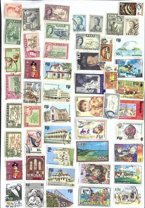 (Смесь годов--) Набор марок Фиджи &quot;50 шт.&quot;  Гашёные  , III Θ