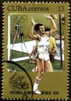 (1976-084) Марка Куба "Бег 800 м. (Золото)"    Медали Кубы на XXI ОИ II Θ