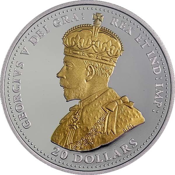 (2016) Монета Канада 2016 год 20 долларов &quot;Битва на Сомме. 100 лет&quot;  Серебро Ag 999  PROOF