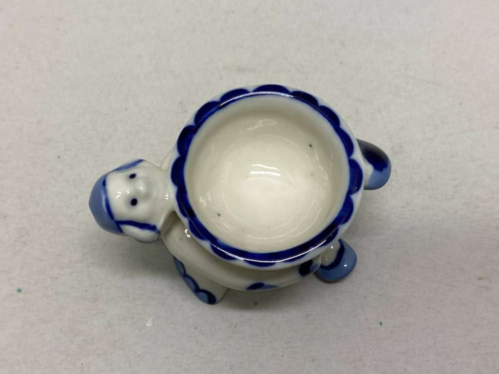 Подставка для яйца Гжель клоун