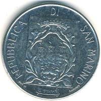 () Монета Сан-Марино 1988 год 100  ""   Никель  UNC