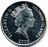 (№1990km27a) Монета Соломоновы Острова 1990 год 10 Cents (магнитный)
