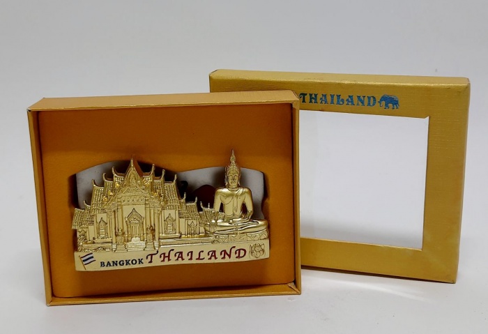 Сувенир металический &quot;Bangkok. Thailand&quot;, 9,5*6,5 см., Таиланд 