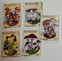 --  Набор марок Буркина-Фасо 5 шт.  Гашёные , III Θ