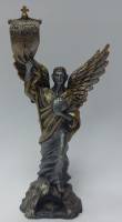 Христианская оловянная миниатюра "Ангел.Воскресение" 11.5 см (сост на фото)