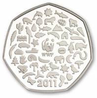 () Монета Великобритания 2011 год 50 пенсов ""   Медь-Никель  AU