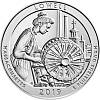 046d Монета США 2019 год 25 центов Парк Лоуэлл  Медь-Никель  UNC