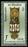 (1983-038) Марка Германия (ГДР) "Песочные часы (1674)"    Песочные и Солнечные часы II Θ