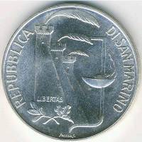 () Монета Сан-Марино 1988 год 500 лир ""  Биметалл (Серебро - Ниобиум)  UNC