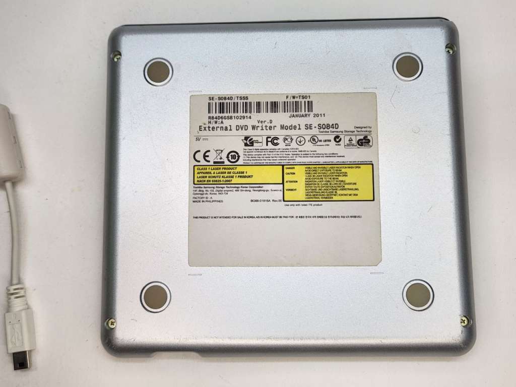 Внешний DVD привод Samsung SE-S084D рабочий