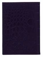 Обложка для автодокументов "Porte", Натуральная фактурная кожа, Фиолетовая