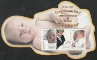 (№2003-7630) Лист марок Гайана 2003 год "Рождение принцессы CatharinaAmalia Нидерландов", Гашеный