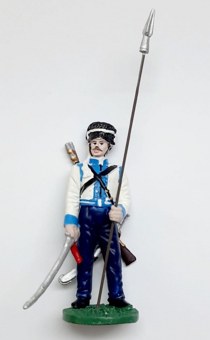 Оловянный солдатик &quot;Рядовой эскадрона помещика Херсонской губернии, 1812 г.&quot;