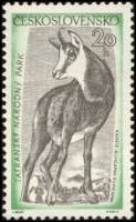 (1957-038) Марка Чехословакия "Серна"    Национальный парк, Татра II Θ