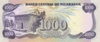 (,) Банкнота Никарагуа 1979 год 1 000 кордоба "Аугусто Сандино"   UNC