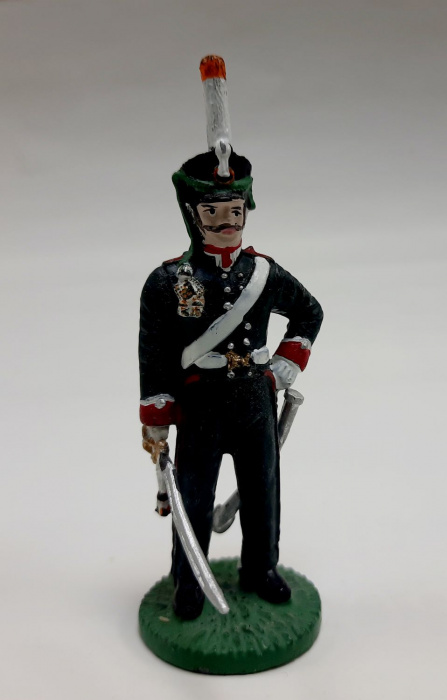 Оловянный солдатик &quot;Унтер-офицер Лифландского конно-егерского полка, 1812-1814 г.&quot;