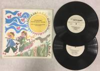 Набор виниловых пластинок (2 шт) , Волшебник изумрудного города  Мелодия 250 мм. (Сост. на фото)