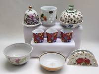 Лимонница Чесночница Салфетница Чашки кофейные сердце Салатники 10 предметов посуды