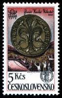 (1978-011) Марка Чехословакия "Золотой Флорин" ,  III O