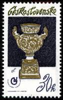 (1977-029) Марка Чехословакия "Керамическая чаша" ,  III Θ