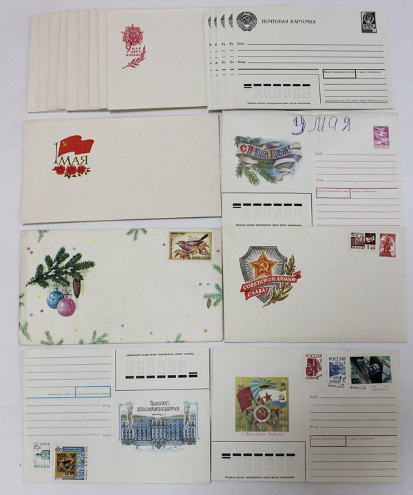 Набор различных открыток, фотографий, открытых писем и конвертов ( 390 открыток и 28 конвертов)
