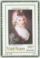 (1990-030) Марка Вьетнам "Джанет Гризель, Д. Рассел"    Выставка марок LONDON '90 III O