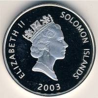 () Монета Соломоновы Острова 2003 год 25 долларов ""   PROOF