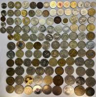 Набор иностранных монет 120 штук
