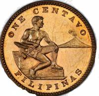 (№1903km163) Монета Филиппины 1903 год 1 Centavo (Один)