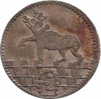 (№1744km16 (anhalt-bern)) Монета Германия (Германская Империя) 1744 год 6 Pfennige