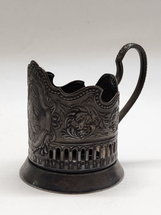 Подстаканник Кольчугино Советский космос Спутник Кремль винтаж СССР