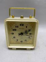 Часы настольные механические Янтарь 4 камня на ходу