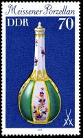 (1979-092) Марка Германия (ГДР) "Бутылка саке"    Мейсенский фарфор II Θ