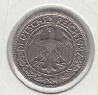 () Монета Германия Веймарская республика 1927 год   ""    XF