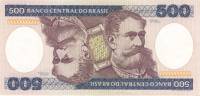 (,) Банкнота Бразилия 1981 год 500 крузейро "Деодору да Фонсека"   UNC