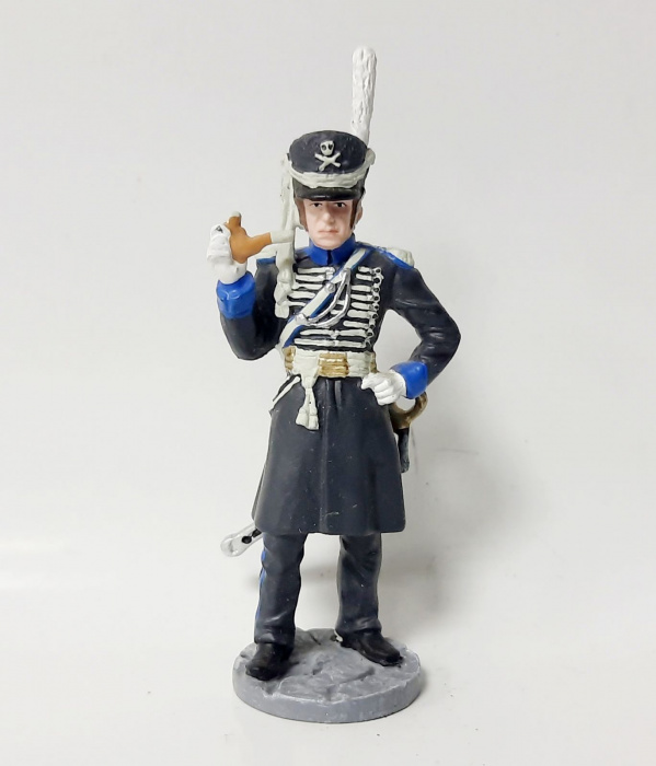 Оловянный солдатик &quot;Офицер 1-го полка СПБ ополчения, 1812-1814 г.&quot;