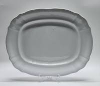 Блюдо P. Regout Maastricht Голландия 19 век фарфор 44,5 х 35,5 см 