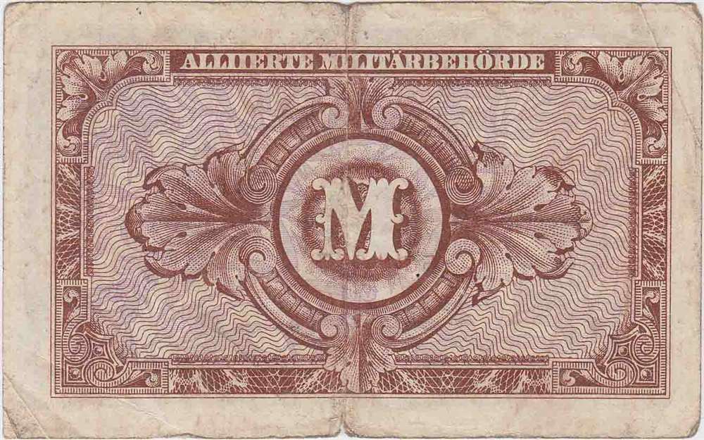 (1944) Банкнота Германия (Оккупация союзниками) 1944 год 10 марок    F