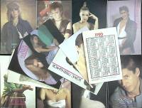 Набор календарей "Актеры театра и кино", 14 шт., 1990 г.