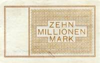 (№1923) Банкнота Германия 1923 год "10,000,000 Mark"