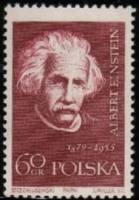 (1959-048) Марка Польша "Альберт Эйнштейн"   Великие ученые I Θ