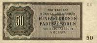 (№1944P-10a) Банкнота 1944 год "50 Koruacute;n"