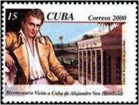 (№4322-4323) Набор марок Куба 2000 год (2 марки) "Двухсотлетние визита фон Humboldt039s на Кубу", Га