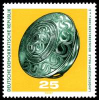 (1970-023) Марка Германия (ГДР) "Умывальник"    Археология III Θ